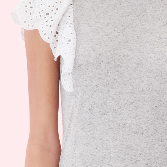 Rebecca Taylor Livy Eyelet Jersey Dress XS - Picture 5 of 12